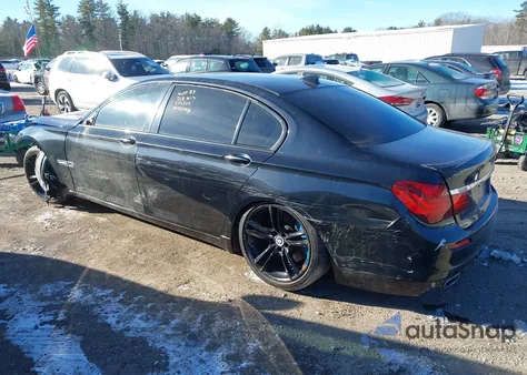 2014 BMW Alpina B7 z USA, uszkodzony, nr VIN WBAYE8C50ED135826